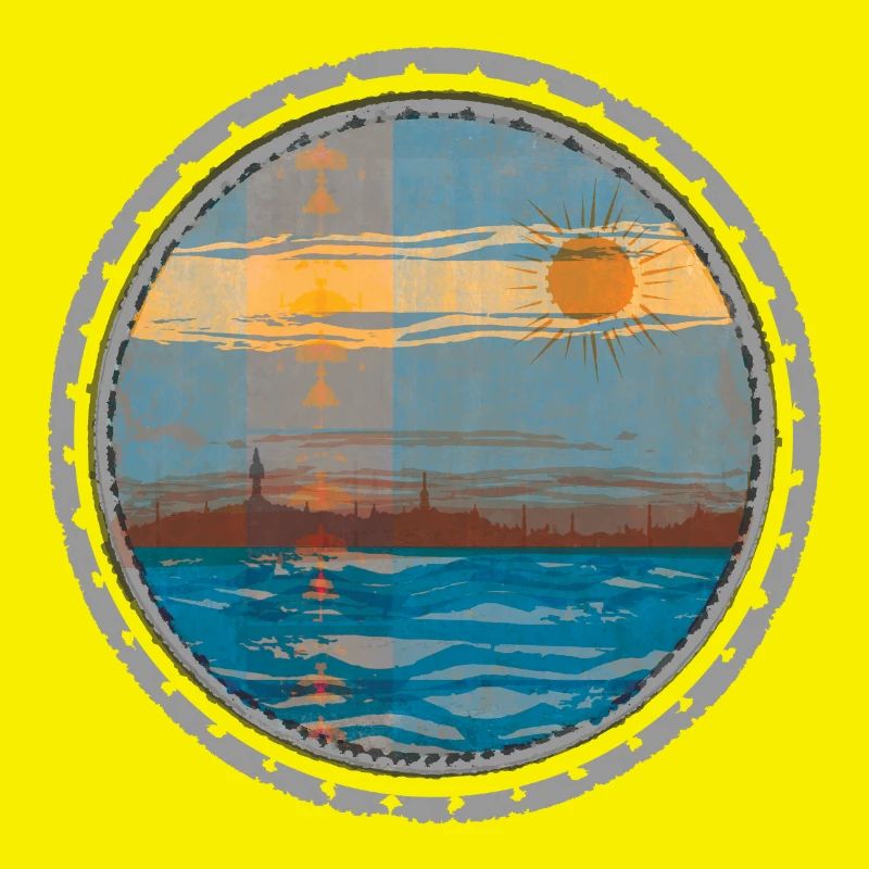 Coucher de soleil sur l’eau