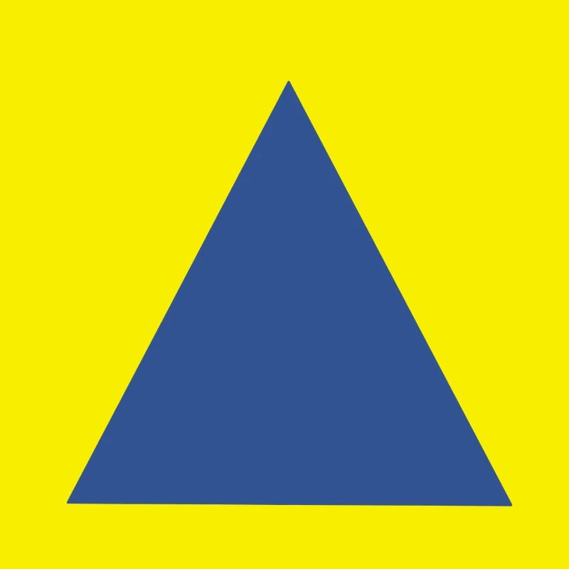 Motif abstrait de triangle bleu
