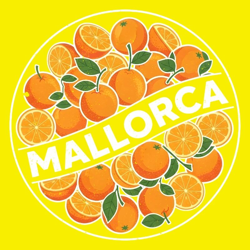 Mallorca Oranges Circle Logo