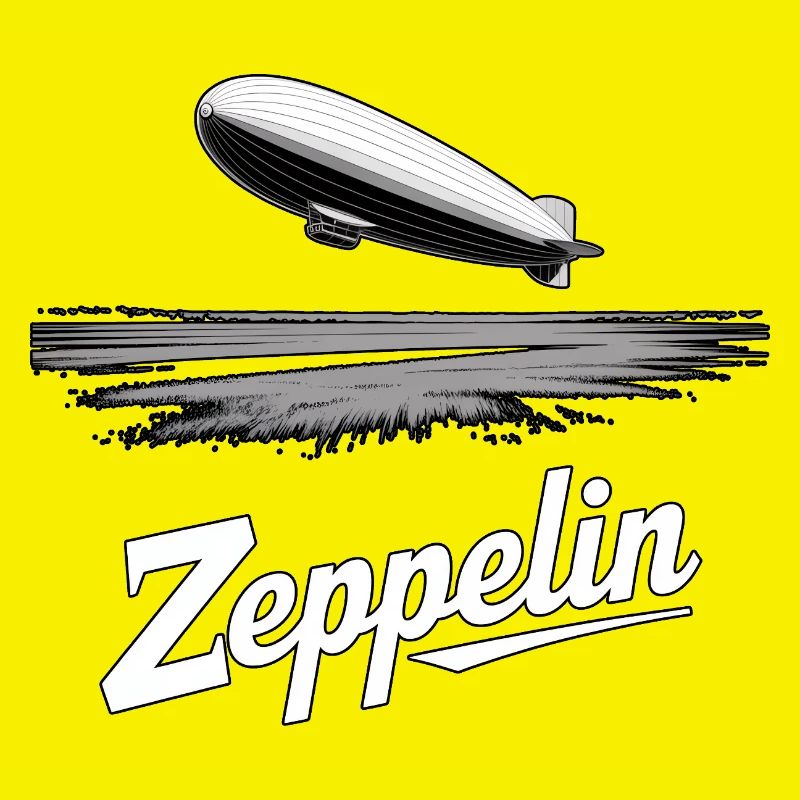 Dirigeable Zeppelin Rétro Vintage