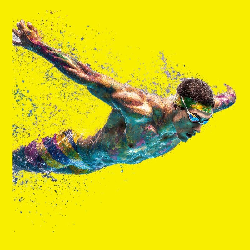 Paint Swirl Float Splash