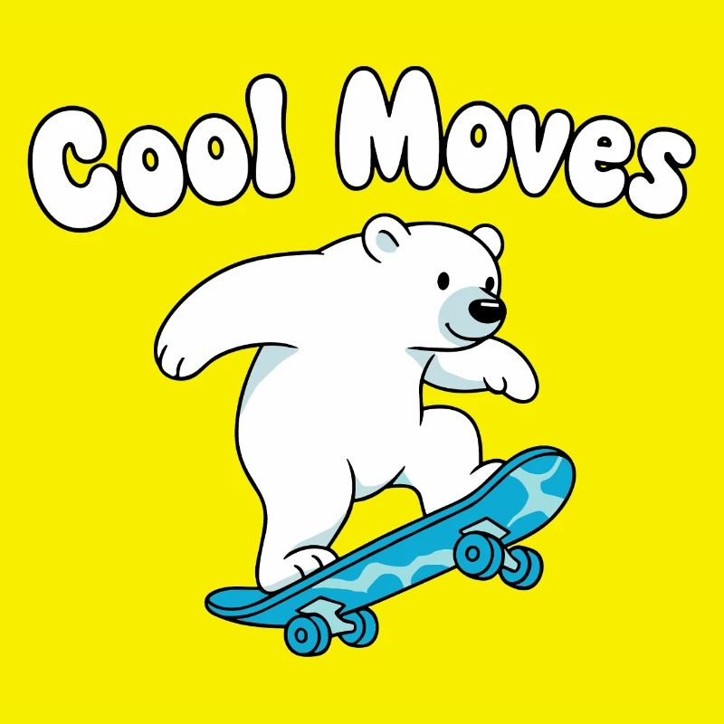 Cool Moves Eisbär Skateboard