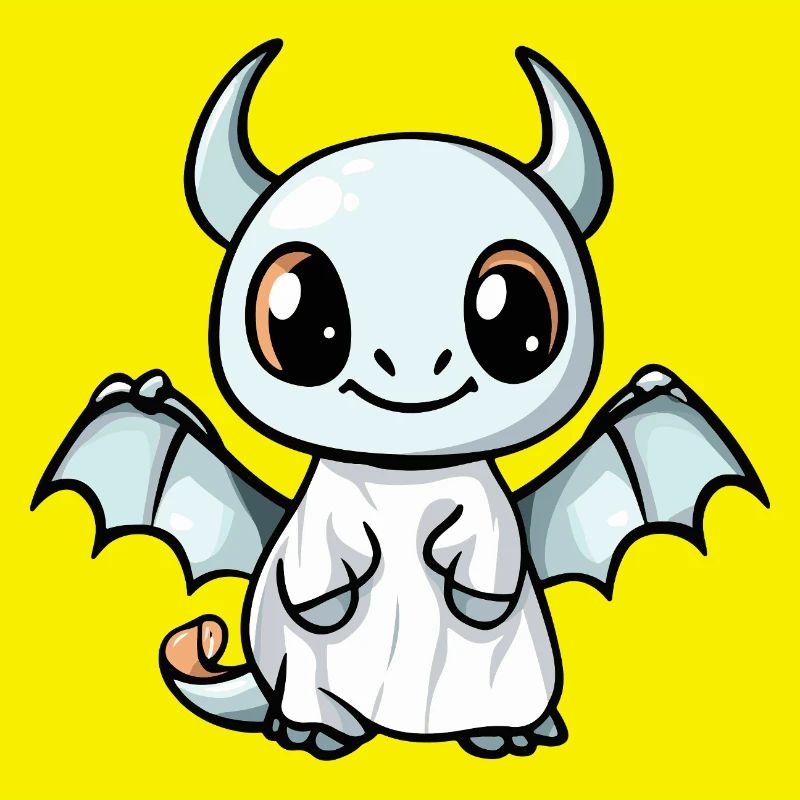 Drache Halloween Geist