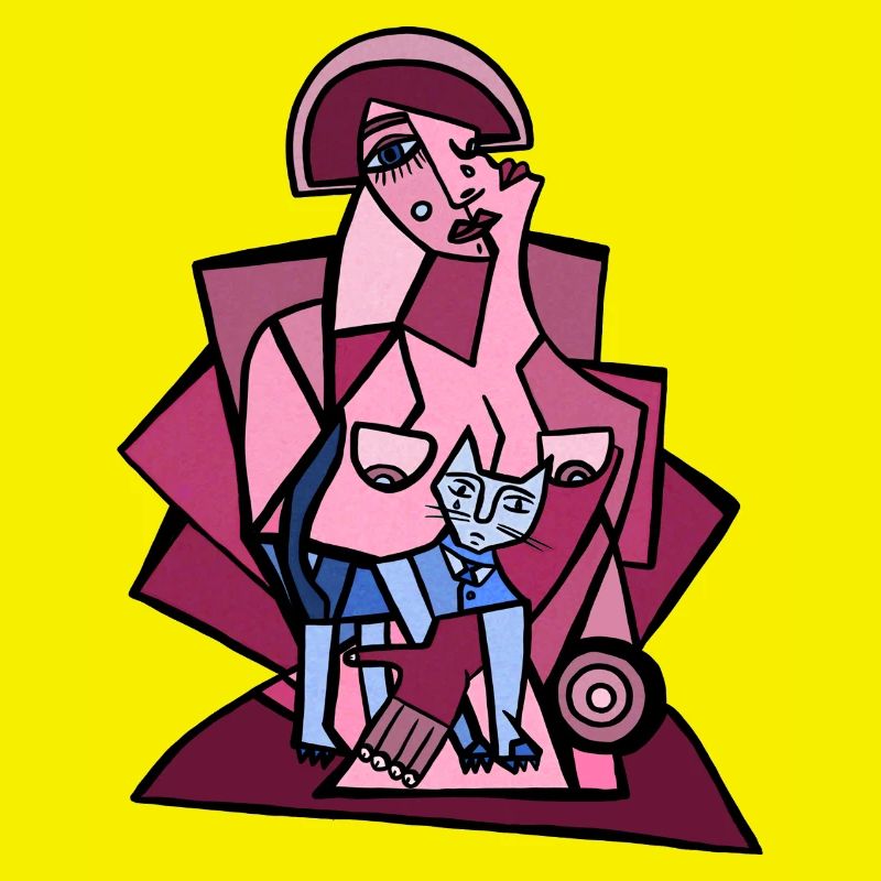 Moi, trop réfléchir avec mon chat