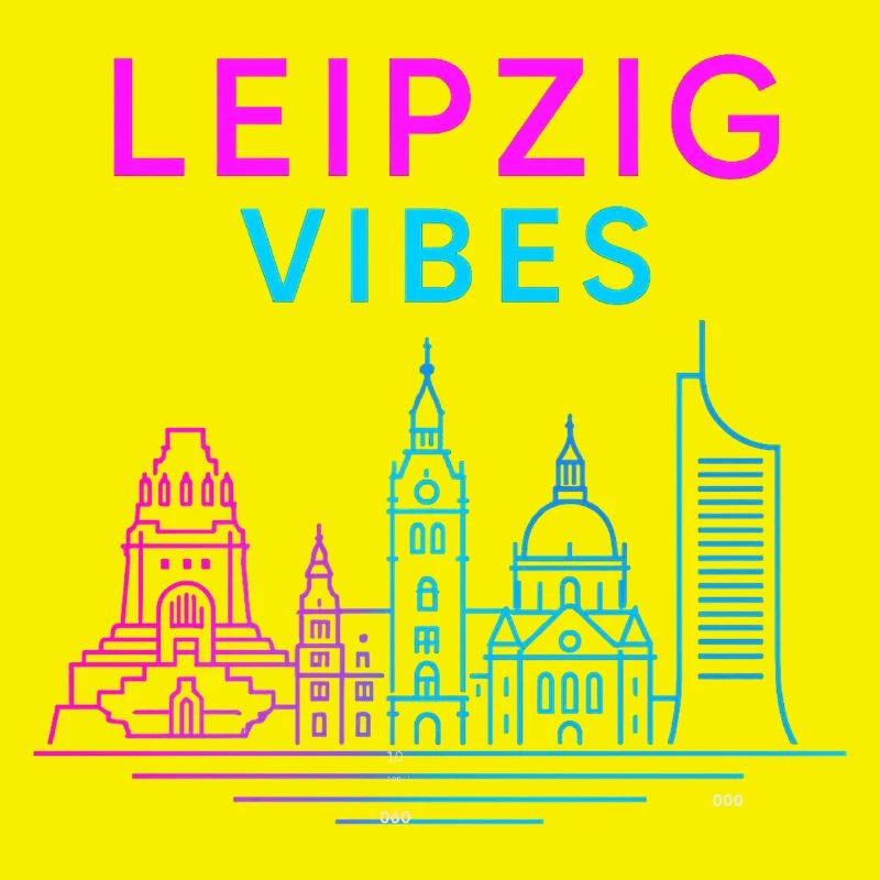 Vibrations néon de Leipzig
