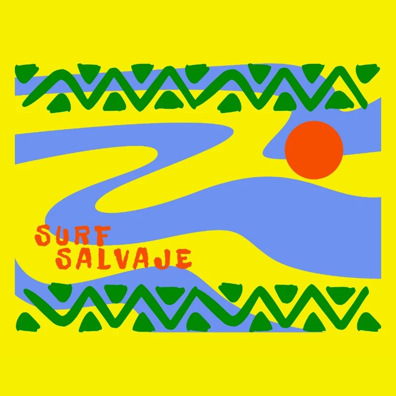 Surf Salvaje Psychedelische Wellen
