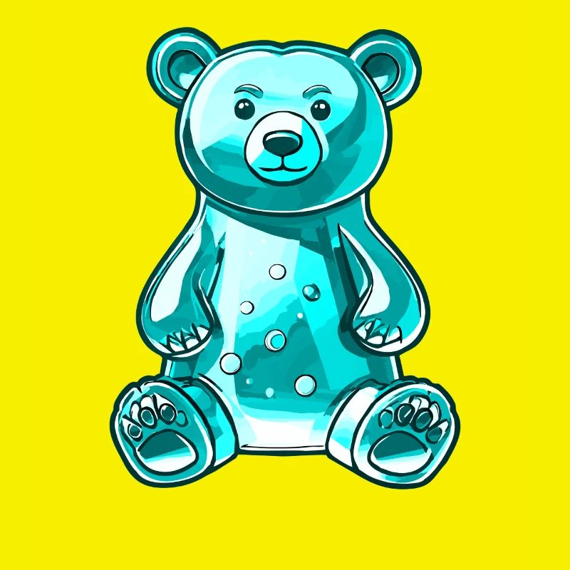 Gummibär Türkis
