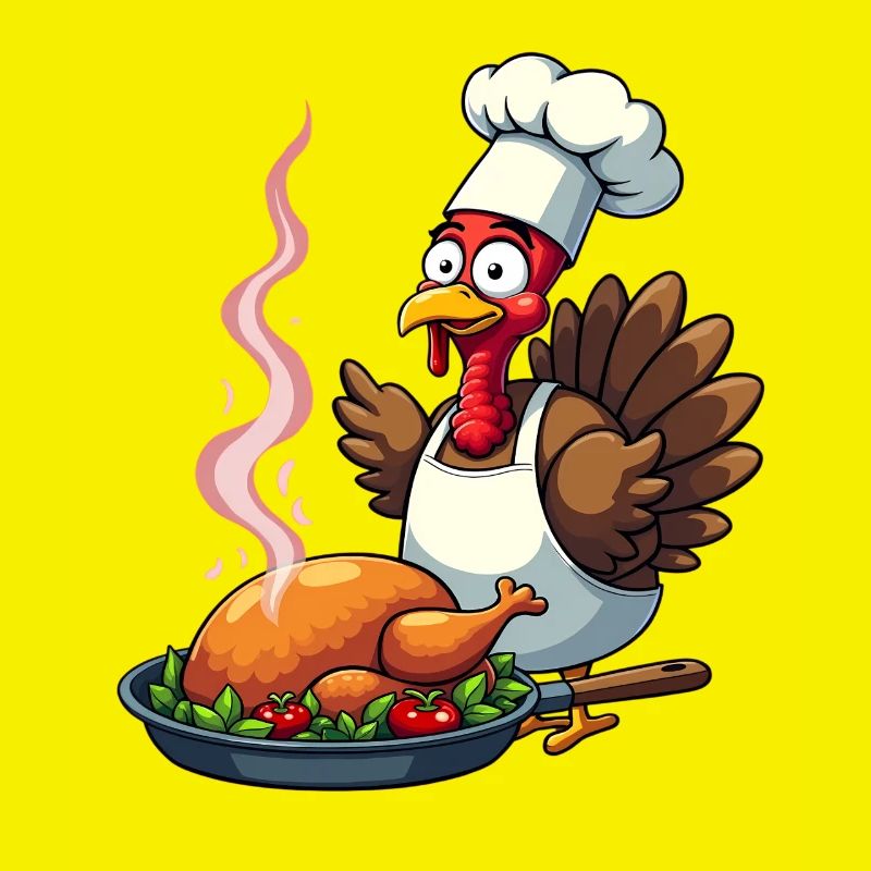Cuisinier de dinde de Thanksgiving