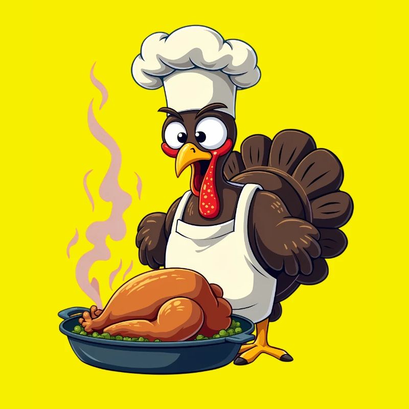 Cuisinier de dinde de Thanksgiving
