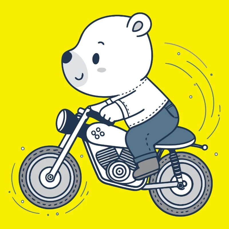 Ourson Motard Aventure