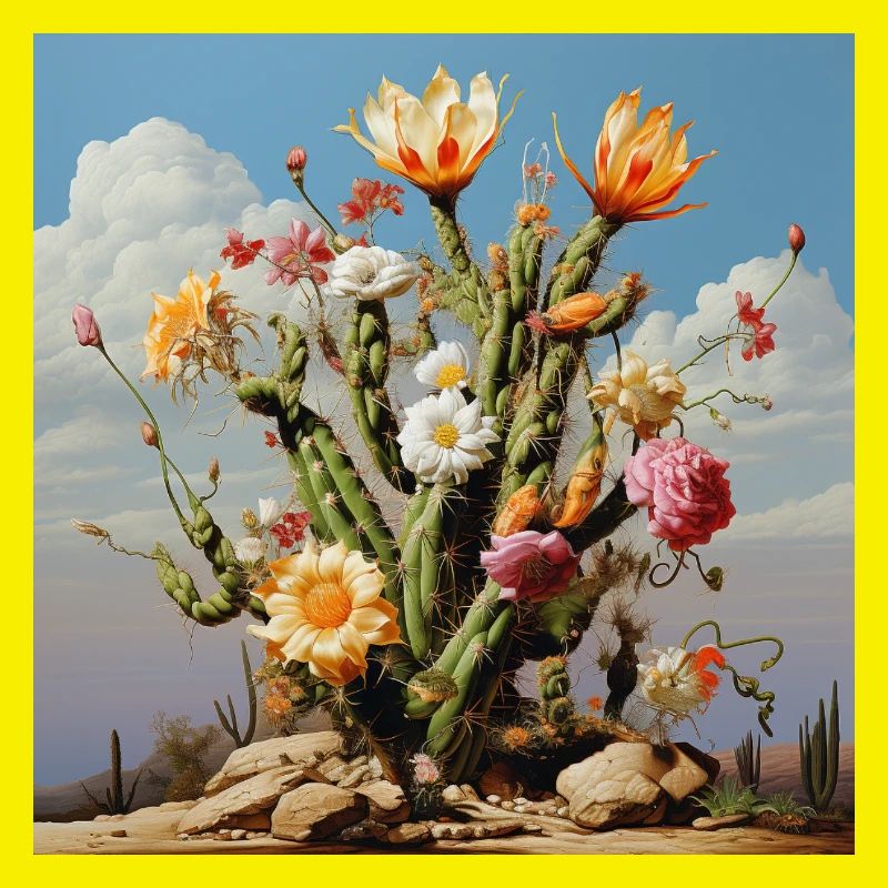 Fleur de cactus Couleur Rêve