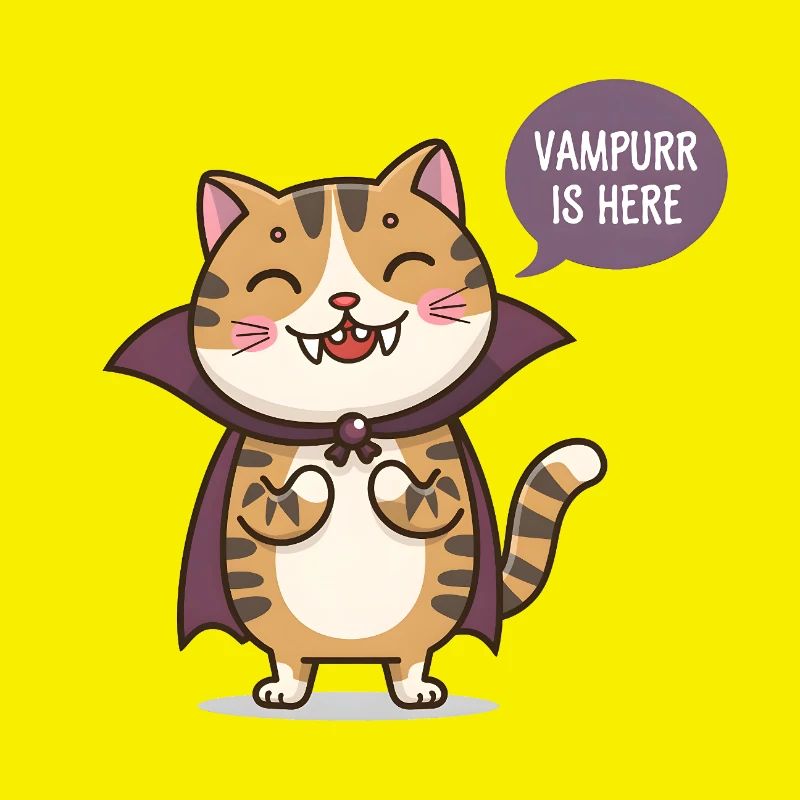 Kitten Vampire Smile