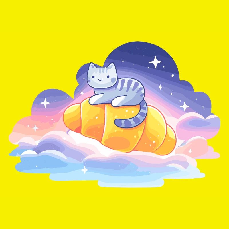 Kitten in the cloud dream