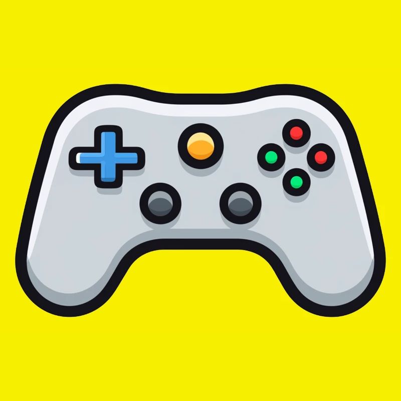 Gamepad Logo, Controller, Retro Console