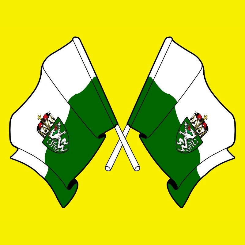 Drapeaux croisés de la Styrie