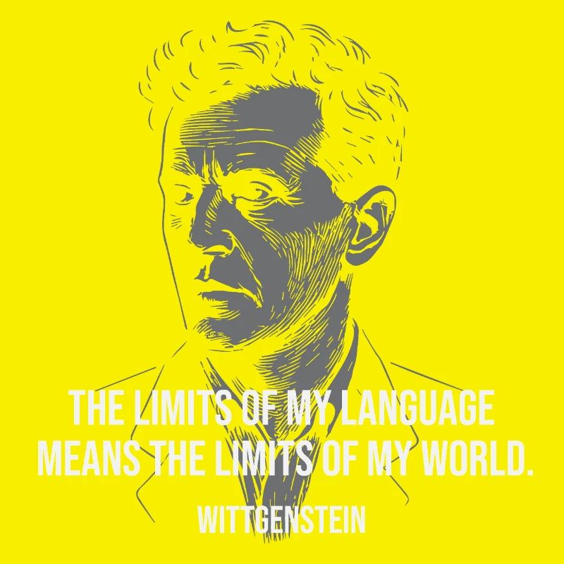 Wittgenstein-Zitat: Language Limits Design