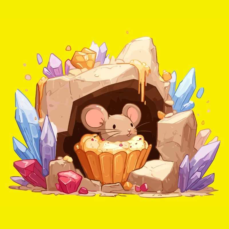 Crystal Cave Mouse Cake