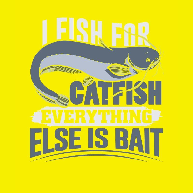 Poisson-chat pêcheur poisson-chat pêchent le poisson-chat