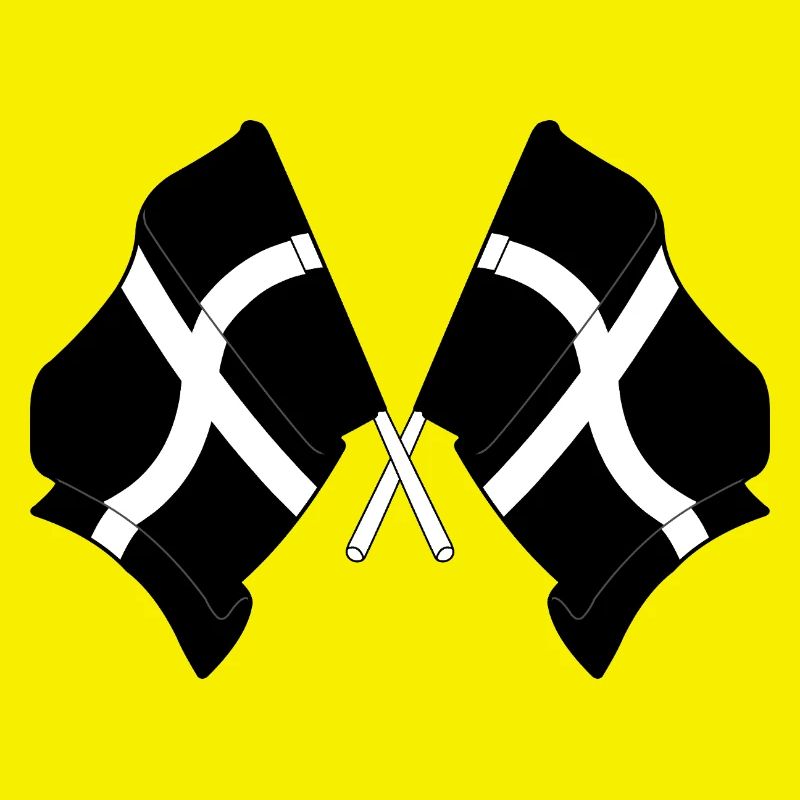 Cornwall Crossed Flags