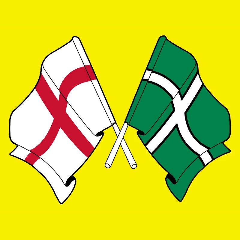 Devon & England Crossed