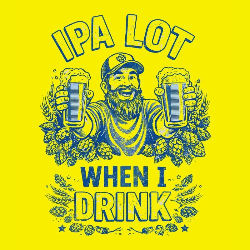 IPA Lot Prost Bearded Beer Drinker