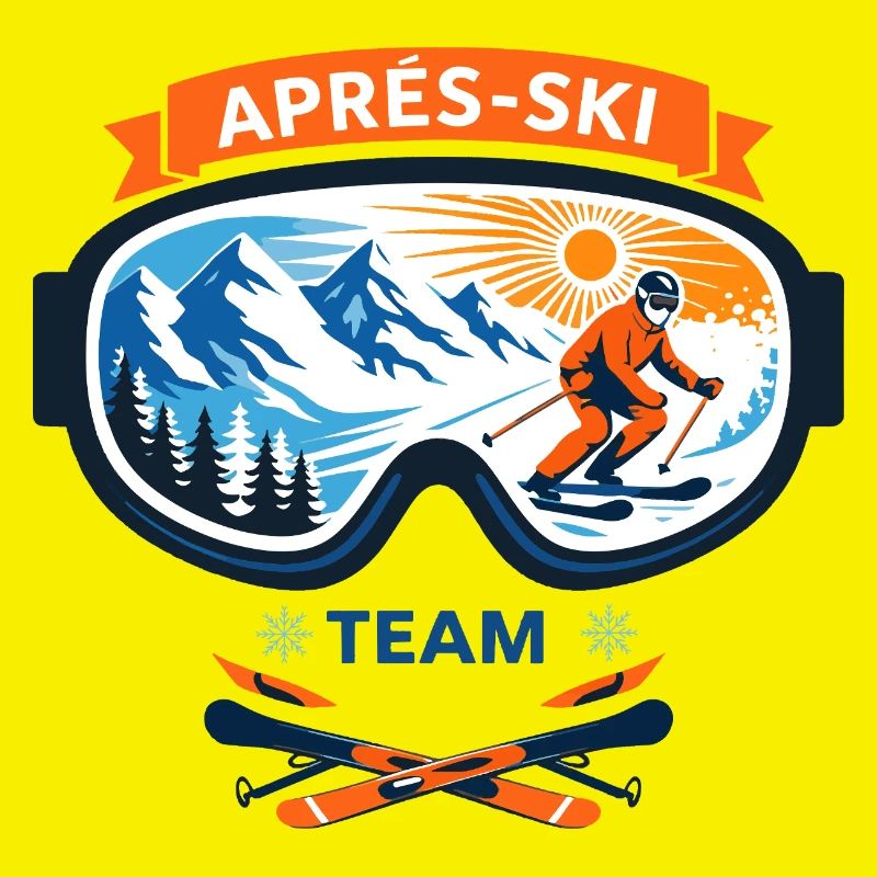 Après Ski Team Comic Design