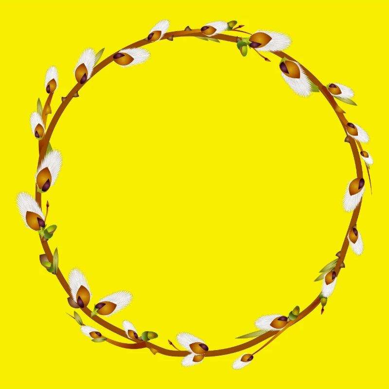 Simple Willow Wreath – Spring Decoration