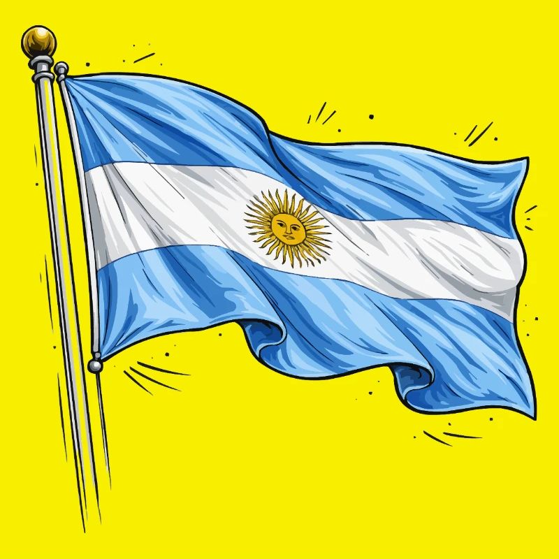 Drapeau de l’Argentine