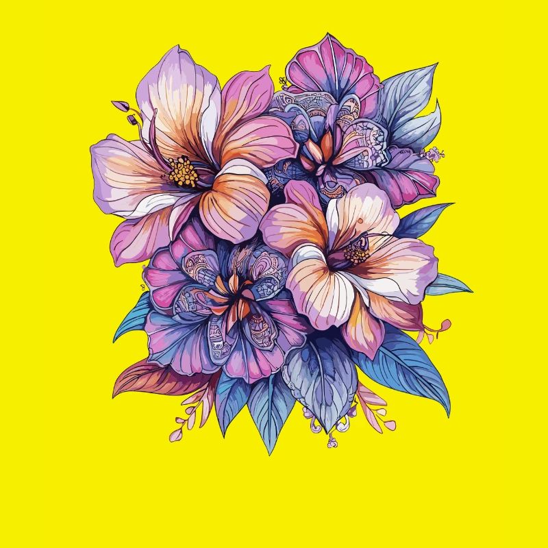 Explosion de couleurs Fleurs