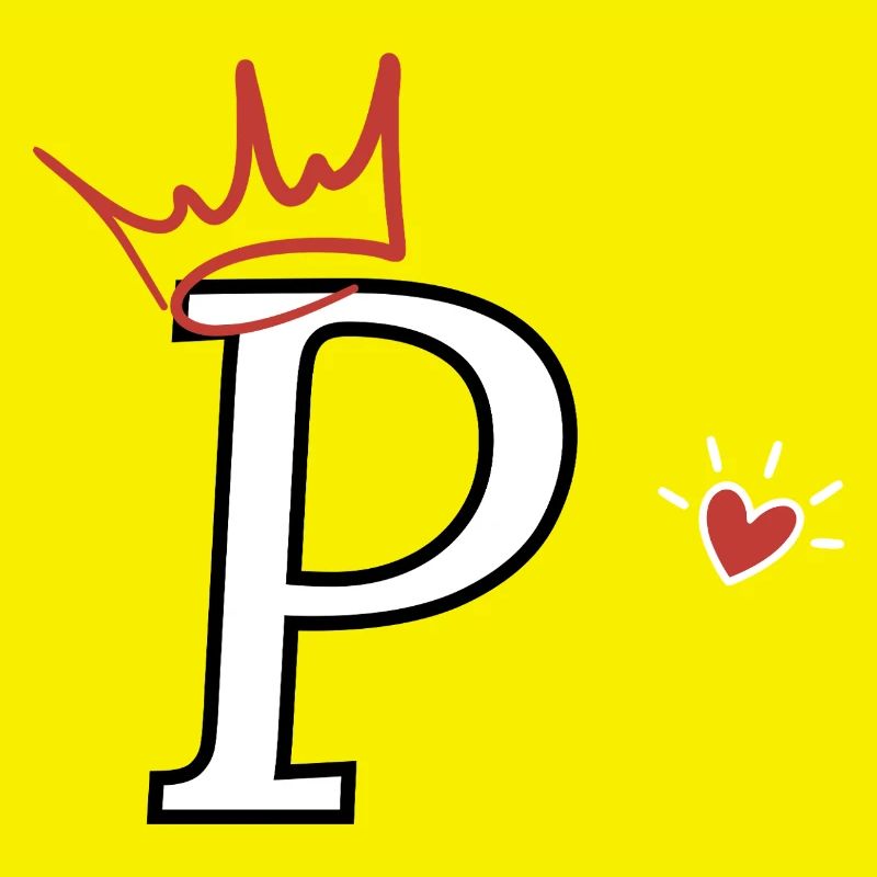 Buchstabe p, Kronenherz