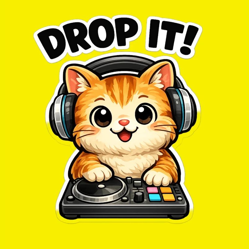 Drop It DJ-Katze