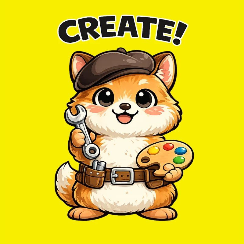 Kitten Artist Creative Workshop