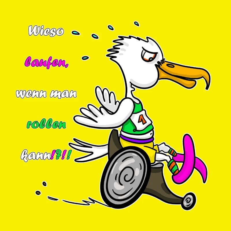Marathon Möwe – Rennrolli Edition