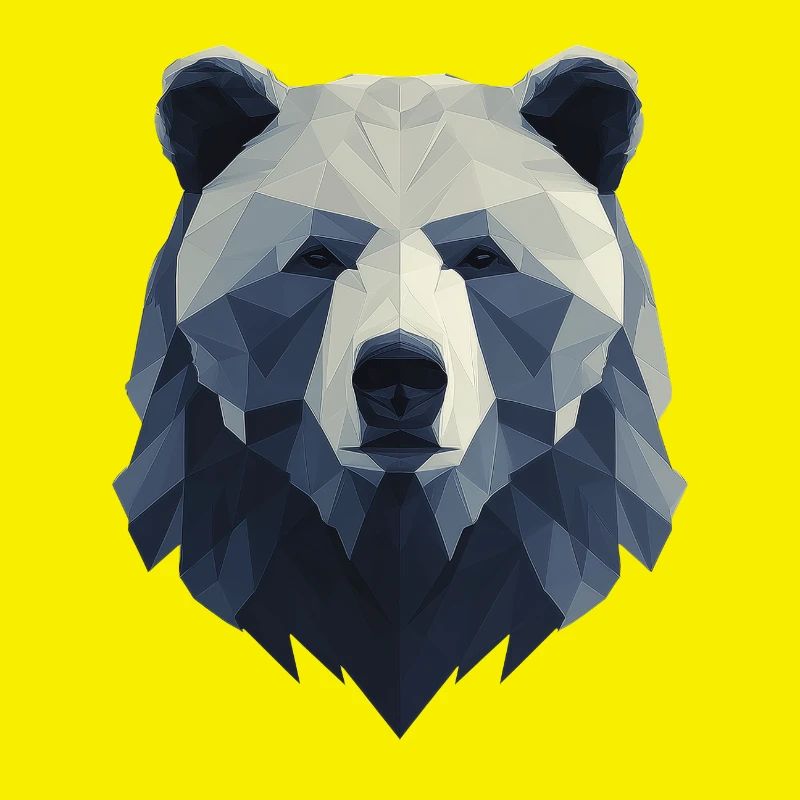 Bear Head, Strong Bear Design, Power Symbol