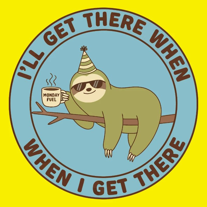 Sloth Monday Fuel Décontracté