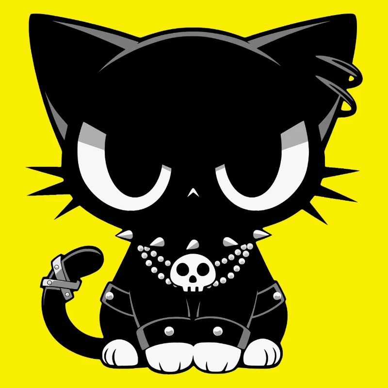 Goth Punk Cat