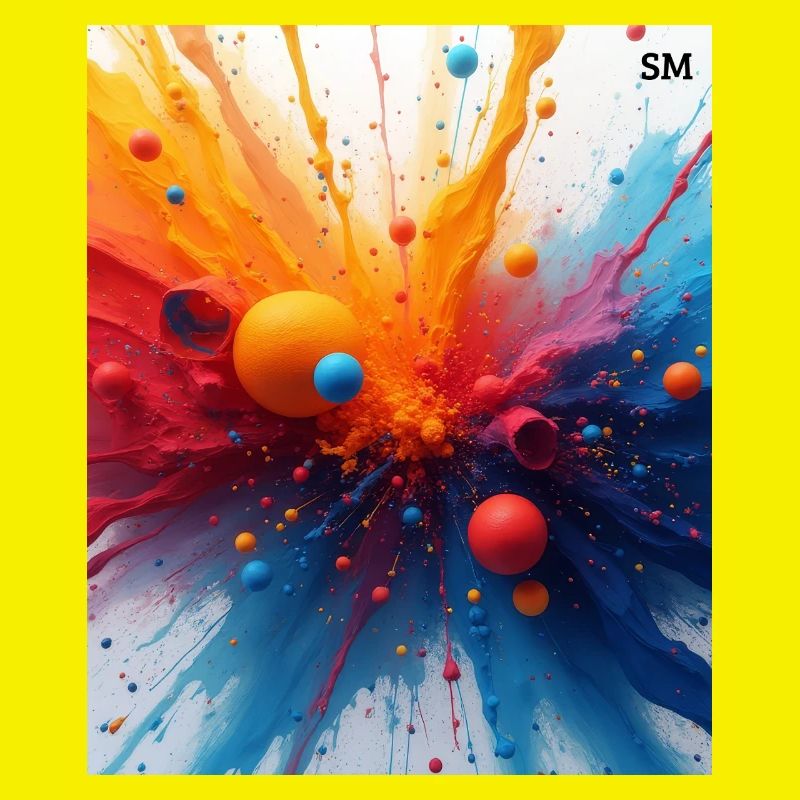 Abstract Color Explosion