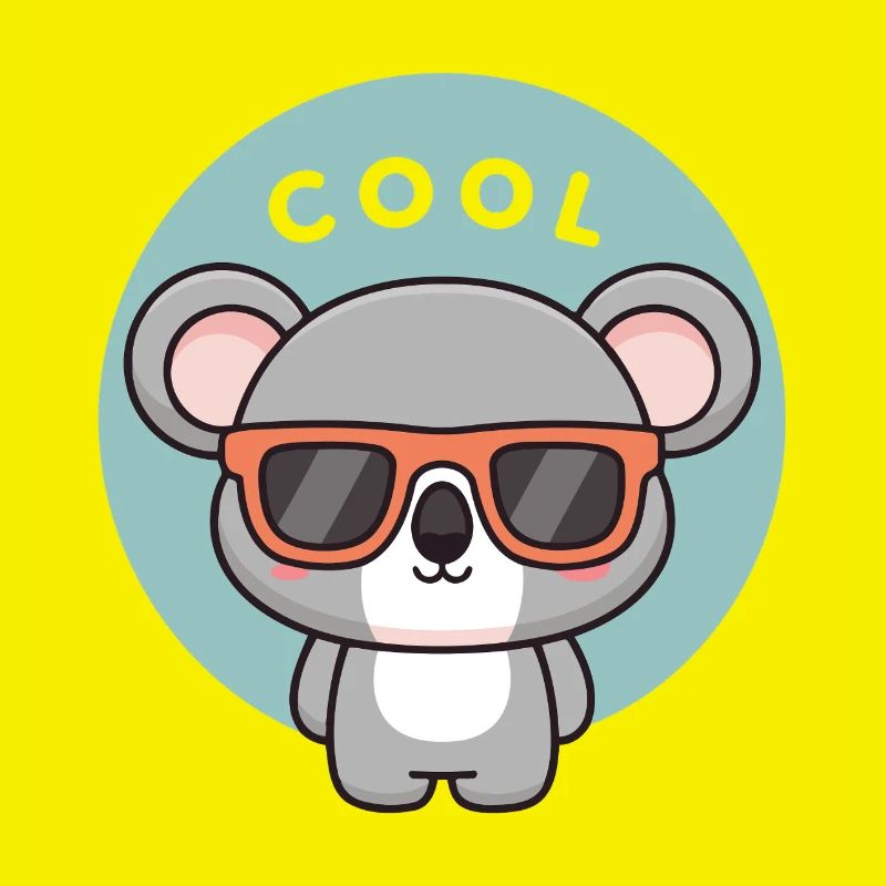 Koala Cool Lunettes Colorées