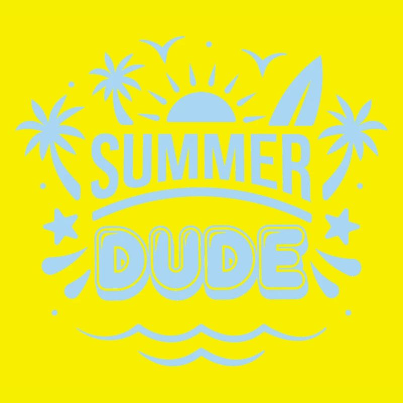 Summer Dude Surf Logo