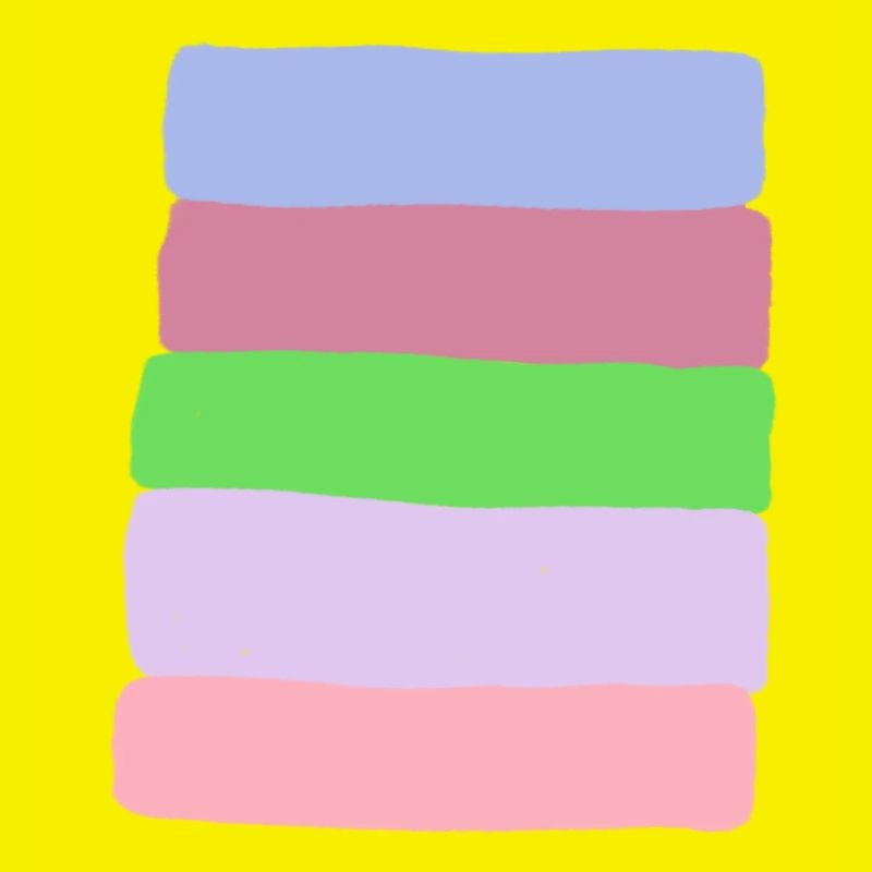 Pastellstreifen-Stack