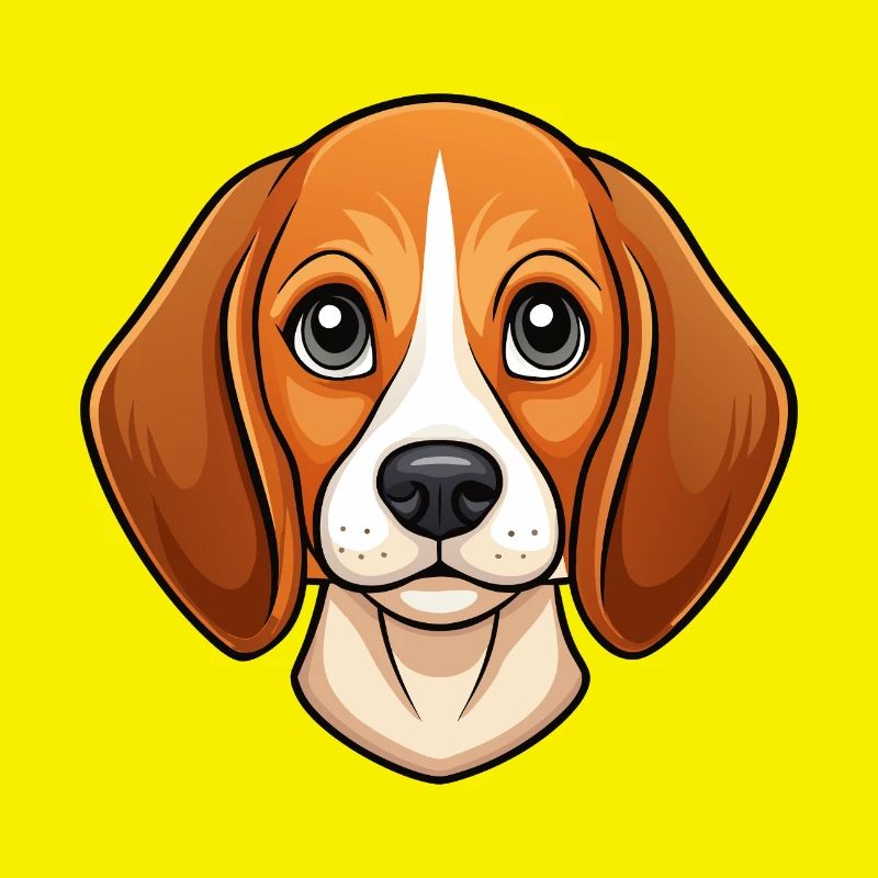 Beagle-Gesicht