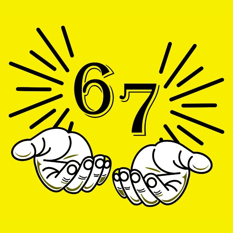 67 Meme Hands, Viral Statement Design