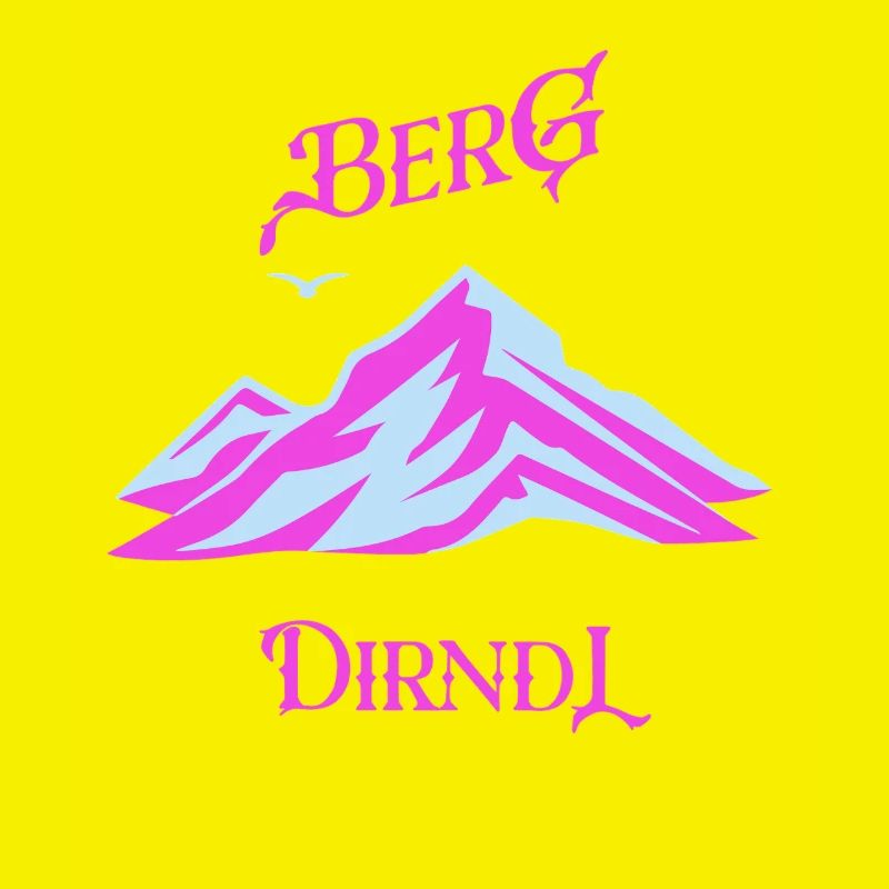 Pastel néon Berg Dirndl