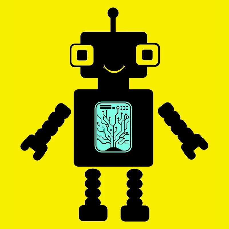 Roboter Comic