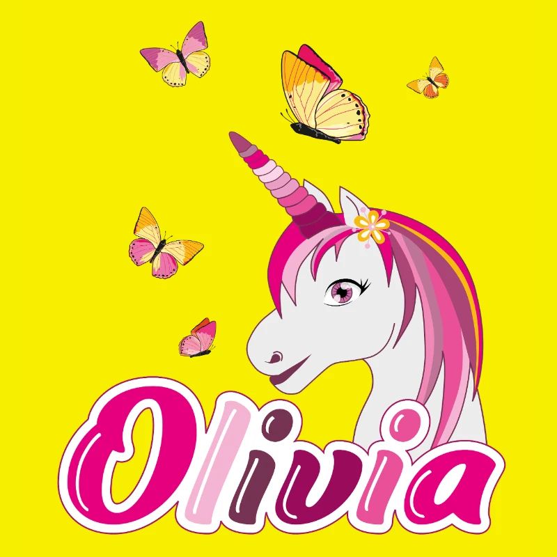 Olivia Licorne aux papillons
