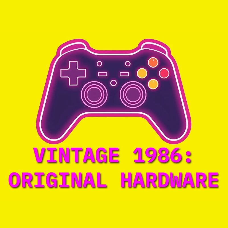 Neon Controller 1986 Retro – 40. Geburtstag