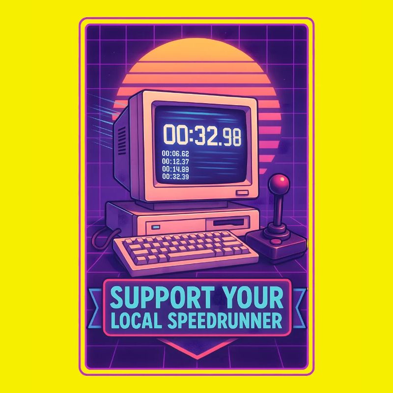 Speedrunner supporten | Retro Gaming Timer