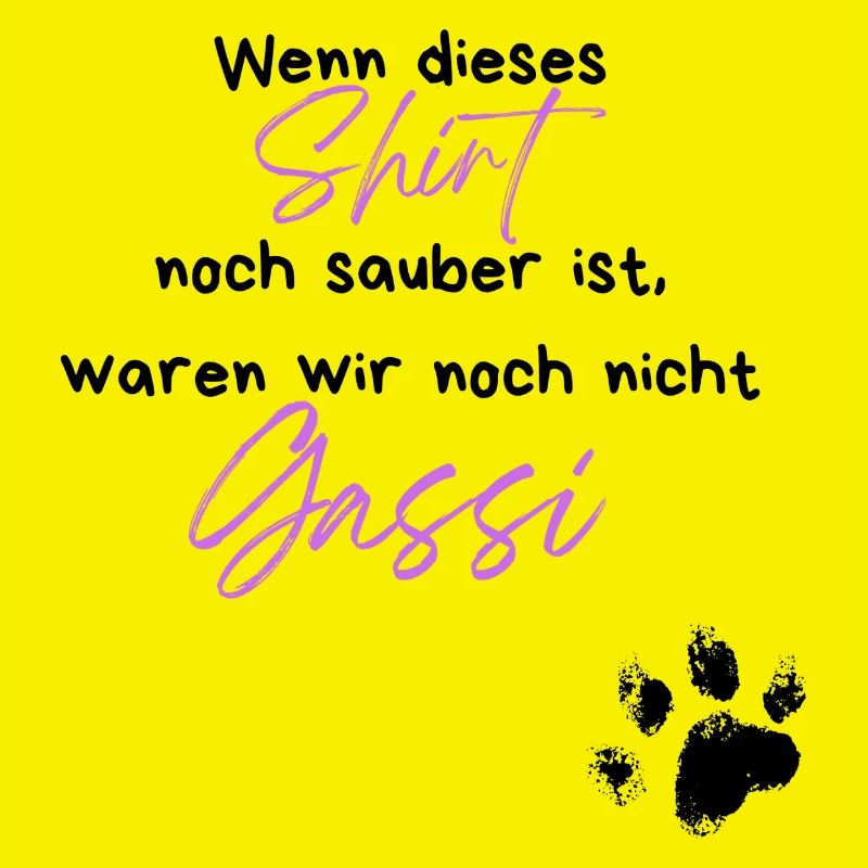 Hund Gassi Pfote Spruch