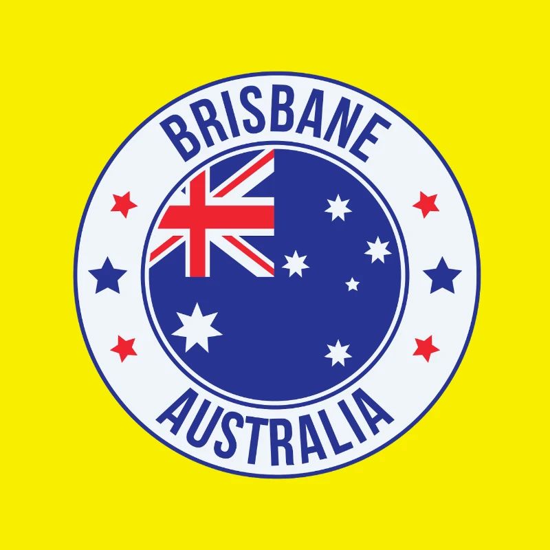 Brisbane Australia Emblem Patch