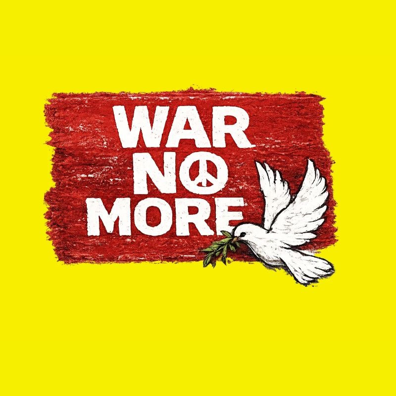 War No More – Sticker Peace & Humanity